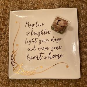 Serving Tray with Toothpick Holder